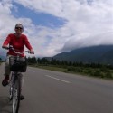 Sarah fietst terug naar Lijiang