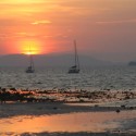 sunset in Railay